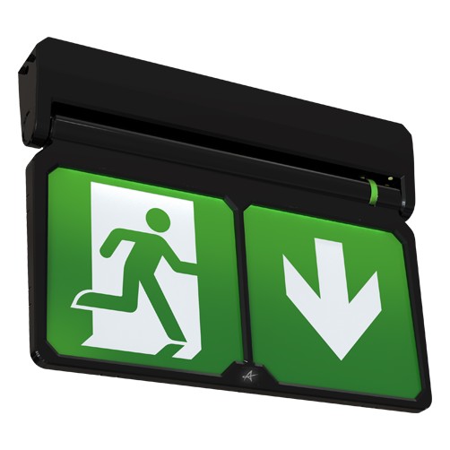 Exit Sign Ecamples Exit Sign Maintained / Non-Maintained Black